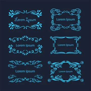 Hand-drawn elements Illustrazione stock