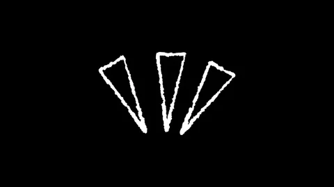 Hand drawn emphasis marks doodle animation Stock Footage 330523395