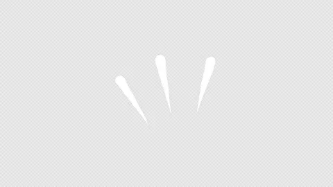 Hand Drawn Emphasis Radial Lines Animation on Transparent Background Stock Footage 337397550