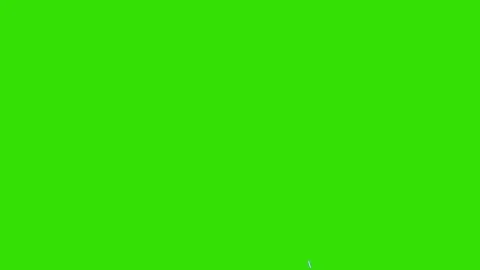 Hand-Drawn Energy Explosions 2D Animation Green Screen Stock Footage 328130229