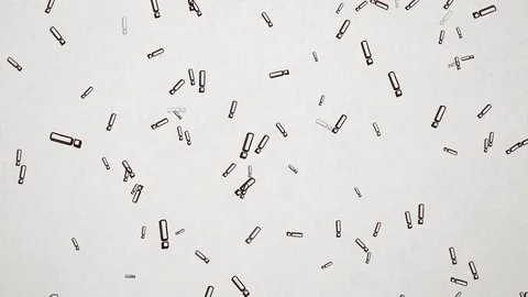 Hand Drawn Exclamation Mark Seamless Background 1080p, 60fps Stock Footage 111346612