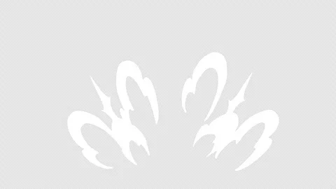Hand-drawn Explosion Shockwave and Smoke Sketch Effects Stock Footage 344730650