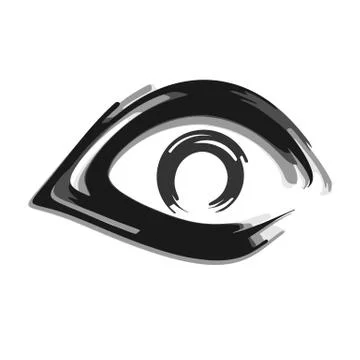 Hand drawn eye Stock Illustration