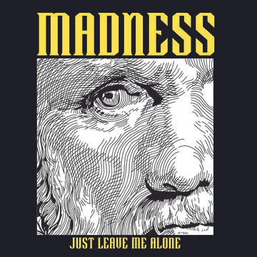 Hand drawn face with slogan Vector Stock Illustration