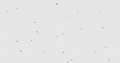 Hand drawn Falling Snowflakes Loop Animation. Stock Footage 319525406