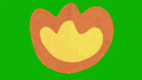 Hand Drawn Fire Animation Cute Doodle Flame Vidéo 325802204