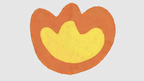  Hand Drawn Fire Doodle Animation with Transparent Background. Sketchy animated  Vidéo 325746834
