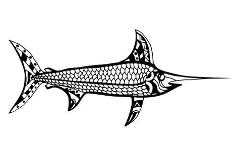 Hand Drawn Fish Stock Illustration
