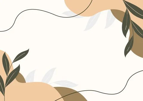 Hand drawn Flat abstract doodle background Stock Illustration