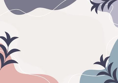 Hand drawn Flat abstract doodle background Stock Illustration
