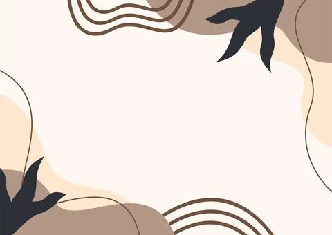 Hand drawn Flat abstract doodle background Stock Illustration