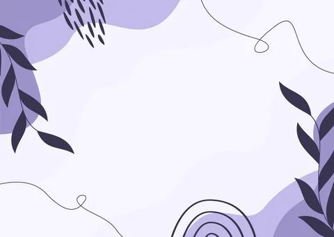 Hand drawn Flat abstract doodle background Stock Illustration