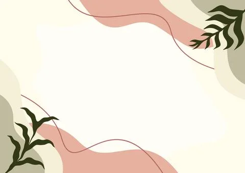 Hand drawn Flat abstract doodle background Stock Illustration