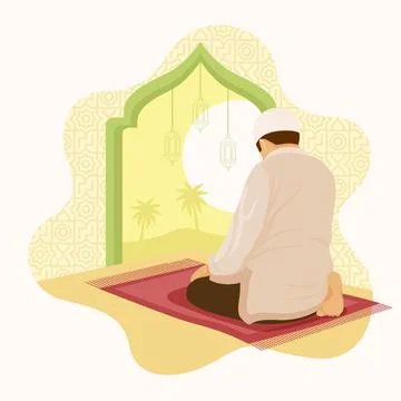 Hand drawn flat design salat illustration Stock Illustration