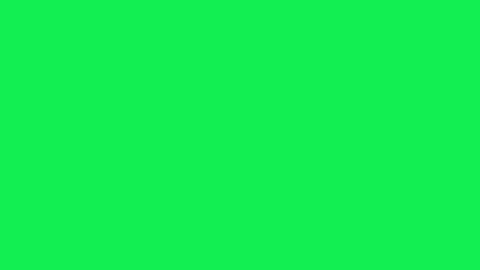 Hand Drawn Floating Tiny White Hearts Animated Particle Overlay on Green Screen Vidéo 336104313