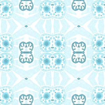 Hand drawn floral ethnic pattern. Seamless abstract batik print. Stockillustratie