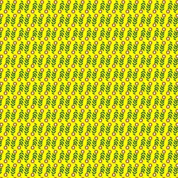 Hand-Drawn Floral Pattern Stock Illustration