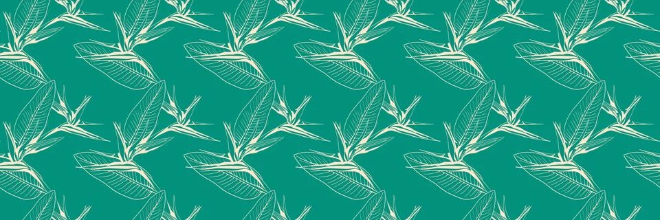 Hand drawn floral pattern vector design. Flower drawing simple ornament. Illustrazione stock