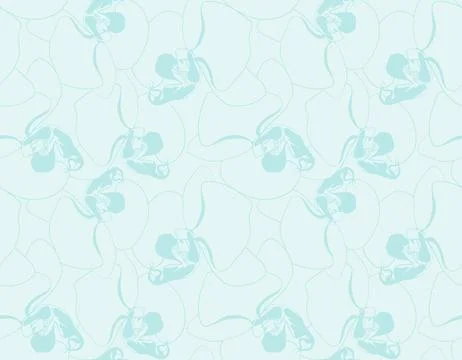 Hand drawn floral pattern vector design. Flower drawing simple ornament. Stock Illustration