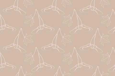 Hand drawn floral pattern vector design. Flower drawing simple ornament. Stockillustratie