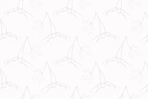 Hand drawn floral pattern vector design. Flower drawing simple ornament. Illustrazione stock