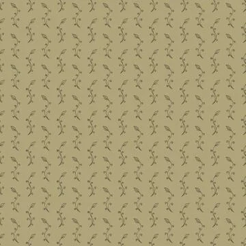 Hand Drawn Floral Seamless Pattern Stock Illustration
