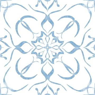 Hand drawn floral seamless pattern. Illustrazione stock