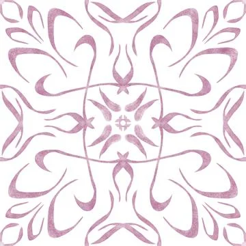 Hand drawn floral seamless pattern. Illustrazione stock