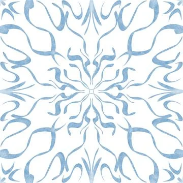 Hand drawn floral seamless pattern. Illustrazione stock