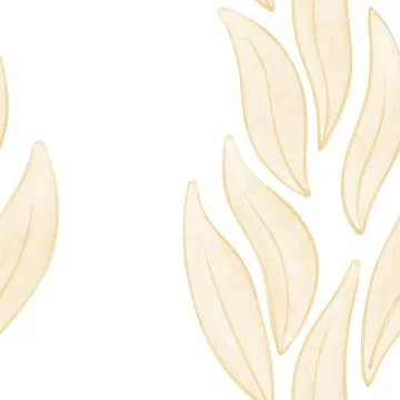 Hand drawn floral seamless pattern. Stock Illustration