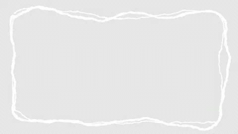 Hand Drawn Frame On Alpha Channel Stock Footage 313951344