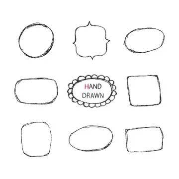 Hand Drawn Frame Stock Illustration