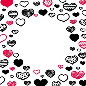 Hand-drawn frame Stock Illustration