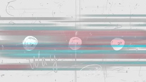 Hand-drawn frame with white strokes on a black screen.  Stock Footage 255415530