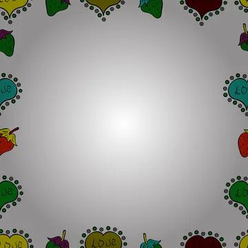 Hand drawn frames. Blank green, white and black square cadre rectangle label ele Stock Illustration