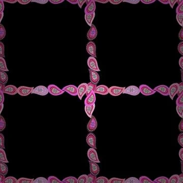 Hand drawn frames. Blank pink, black and gray square cadre rectangle label elega Stock Illustration