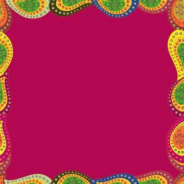 Hand drawn frames. Blank purple, green and yellow square cadre rectangle label e Stock Illustration