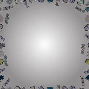 Hand drawn frames. Blank white, gray, neutral square cadre rectangle label elega Stock Illustration