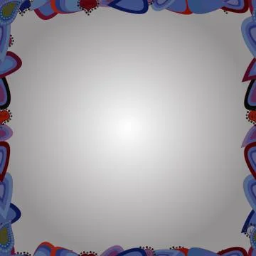 Hand drawn frames. Seamless pattern. Vintage doodle sketch picture frame doodle Stock Illustration