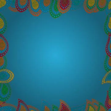 Hand drawn frames. Seamless pattern. Vintage doodle sketch picture frame doodle Stock Illustration