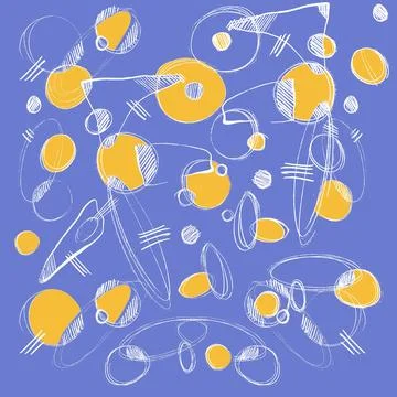Hand drawn geomethic seamless pattern illustration graphic shaper colorful vivid Stock Illustration