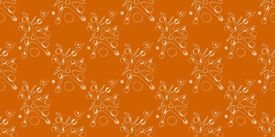 Hand drawn geomethic seamless pattern illustration graphic shaper colorful vivid Stock Illustration
