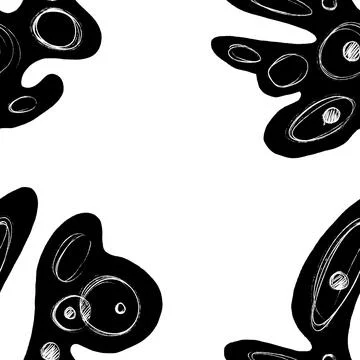 Hand drawn geomethic seamless pattern illustration graphic shaper neon vivid Stock Illustration