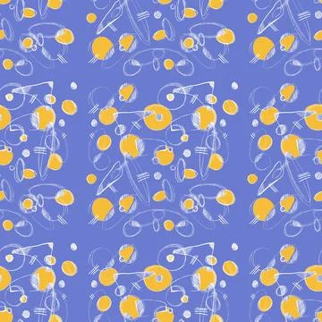 Hand drawn geomethic seamless pattern illustration graphic shaper colorful vivid Stock Illustration