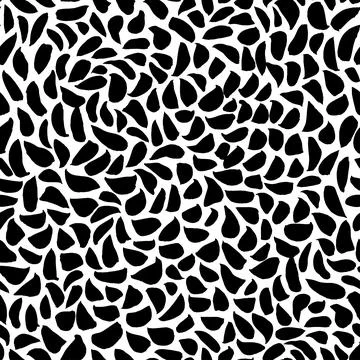 Hand drawn geometric seamless pattern with dashes. Illustrazione stock