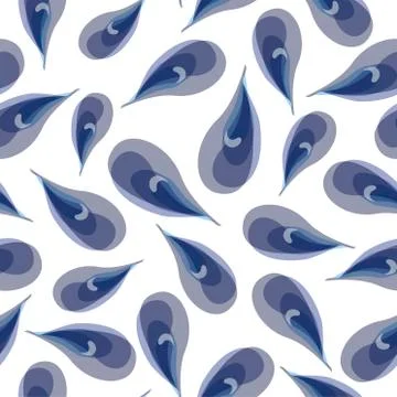 Hand drawn geometric seamless repeat pattern. Seamless pattern. Vector Stock Illustration