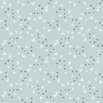 Hand drawn geometric triangle seamless pattern. Creative scribble shapes wall Stock Illustration