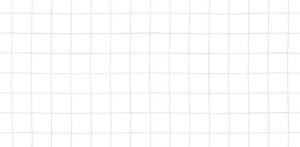 Hand drawn grid line seamless pattern notebook paper texture checkered Stock Illustration