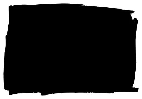 Hand drawn grunge background rectangle element Stockillustratie