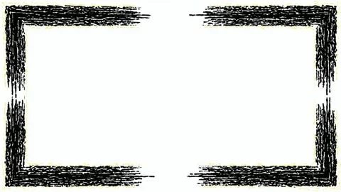 Hand drawn grunge border frame with copy space text overlay seamless loop s.. Stock-Footage 342044886